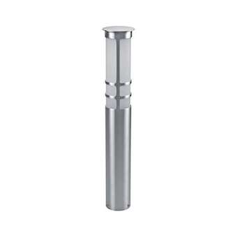 PAO - Borne Ext. IP44 IK07, inox, E27 23W max., lampe non incl., haut.55cm|Aric-ARI0370