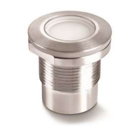 GL018T, encastré de sol de balisage contre-écrou, inox 316 0,5W, 4000K, IP68|Collingwood-SLHGL018TNW