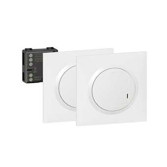 Prêt-à-poser dooxie créer un va-et-vient 2 cdes sans fil + micromodule|Legrand-LEG600699