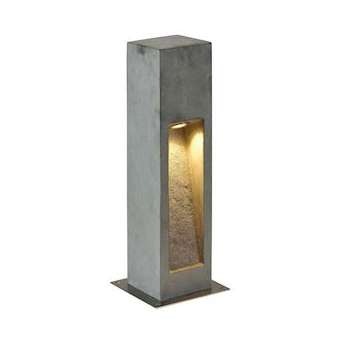 ARROCK STONE 50, borne extérieure, gris, LED, 9W, 3000K, IP55, basalte, inox 304|SLV-DC5231370