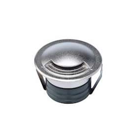 TITAN 1 SLIM - 230 déflecteur simple inox percée 3000K 3,5W|Europole-POL51082DSIN
