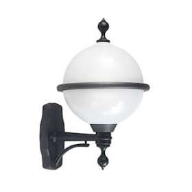TERMO - Applique Mur Ext. IP44 IK02, noir, E27 60W max., lampe non incl.|Aric-ARI1945