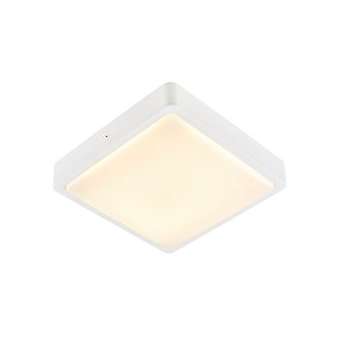 AINOS, applique et plafonnier ext, carré, blanc, LED 17W, 3000K/4000K, IP65|SLV-DC51003449