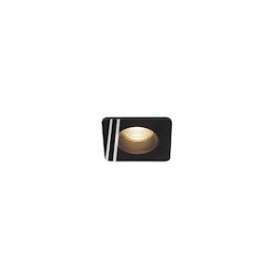 PATTA-F, encastré plafond, carré, noir, 12W, 3000K, 38DEG, alim incluse|SLV-DC5114450
