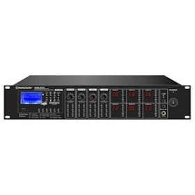Ampli Bluetooth mél, 6 x 120 W, 100V, 19', 24V et music cut|Rondson-ONDAMX-6120