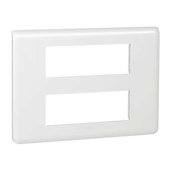 Plaque Mosaic 2x6 modules - blanc|Legrand-LEG078836