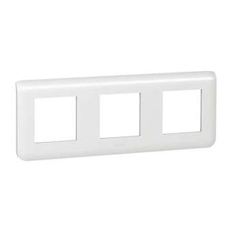 Plaque Mosaic 3x2 modules horizontal - blanc|Legrand-LEG078806