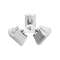 Fixation blanche pour 3 enceintes en cluster|Rondson-ONDW_3