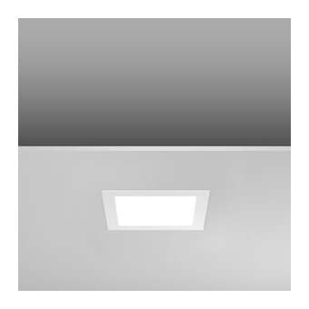 Toledo Flat Square, 17 W, 1800 lm, 840, blanc, on/off|RZB-RZB901487.002.1