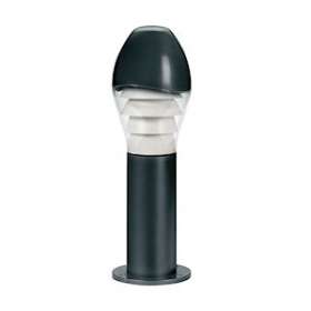 NEWAY - Borne Ext. IP65 IK07, graphite, E27 57W max., lampe non incl., haut.45cm|Aric-ARI4020