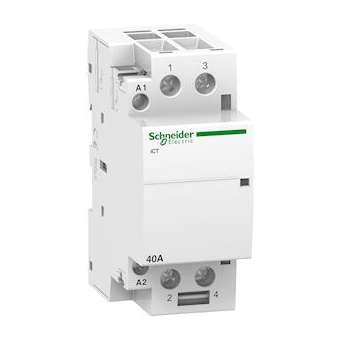 Acti9, iCT contacteur 40A 2NO 230...240VCA 50Hz|Schneider Electric-SCHA9C20842