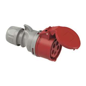 Prise mobile droite 32A 3P+N+T 380/415 V IP44 EASY|Bizline-BIZ701106