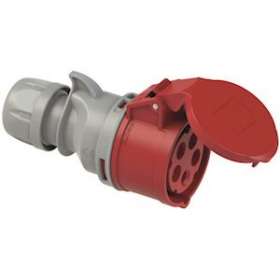Prise mobile droite 32A 3P+N+T 380/415 V IP44 EASY|Bizline-BIZ701106