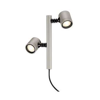 MYRA, gris, GU10, max. 2x4,5W, IP44|SLV-DC5233184