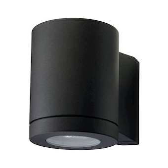 METRO applique cylindrique noir 2xGU10 classe II IP65|Sg lighting-NOL614692