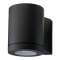 METRO applique cylindrique noir 2xGU10 classe II IP65|Sg lighting-NOL614692
