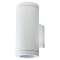 METRO applique cylindrique blanc 2xGU10 classe II IP65|Sg lighting-NOL611692