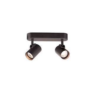 HELIA, Double applique/plafonnier, noir, LED 18W 3000K, 35DEG|SLV-DC5156510