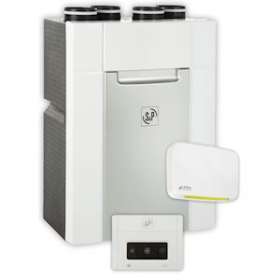 VMC double flux THR 88%, 210 m3/h commande par sondes QAI et thermohygrométrique|S&P France ( Unelvent )-UNE600101