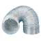 Gaine souple aluminium, D 200 mm, longueur 3 m