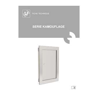 Volet de désenfumage blanc à portillon, 2 vantaux pour installation verticale|S&P France ( Unelvent )-UNE710555