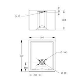 Cuve ceramique faculte 60 x 50|Sanifirst-SAN76221