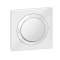 Interrupteur ou va-et-vient dooxie IP44 10AX livré avec plaque carrée blanche