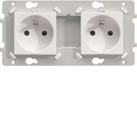 Essensya prise de courant de courant double 2P+T|Hager-HAGWE122