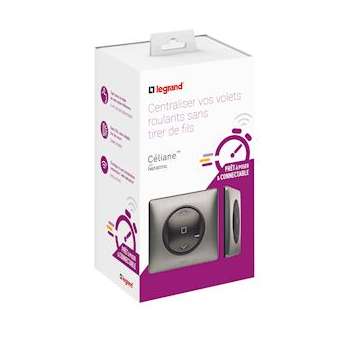 Prêt à poser Céliane commander volet roulant -cde +inter complet graphite|Legrand-LEG067626