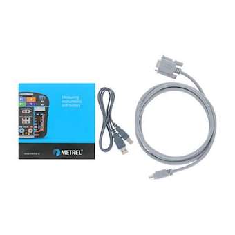 Logiciel externe pour MI 3201. Livré avec câble USB et RS232|Sefram instruments-FR4A1275