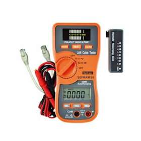 Traceur de câble réseaux informatiques, et multimètre numérique. Tension AC/DC|Sefram instruments-FR4SEFRAM99