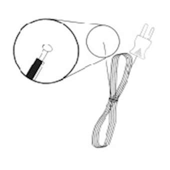 Thermocouple usage général, type K, -40DEGC à +204DEGC|Sefram instruments-FR4ST305