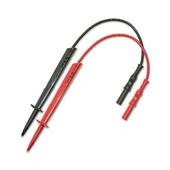 Jeu de cordons pointe de touche 2mm intégrée / Ban.droite (4mm) (N+R), 600V CAT|Sefram instruments-FR4SA150