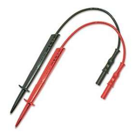 Jeu de cordons pointe de touche 2mm intégrée / Ban.droite (4mm) (N+R), 600V CAT|Sefram instruments-FR4SA150