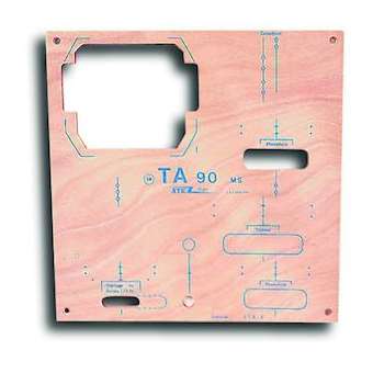 Tableau bois sans équipement avec perçage H440 - L440 mm|Seifel-SEI11050