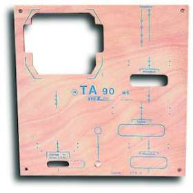 Tableau bois sans équipement avec perçage H440 - L440 mm|Seifel-SEI11050