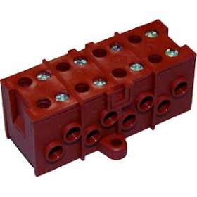 Bornier TEEBLOCK 4+4 pôles - câble 4 mm²|Seifel-SEICO44006