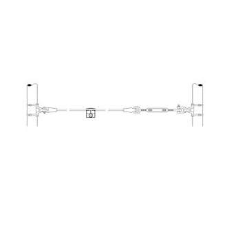 Kit de fixation PARAFIL. connectique mur/mur. câble diamètre 7 mm|Seifel-SEI05H2220