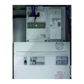 Tableau de Cpt/cmde Mono sans AGCP-coffret 14 modules + 1 contacteur 40A|Seifel-SEI48762