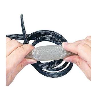 Gaine tressée Pliosil PET 4 NOIR|Ses Sterling-STG62400210