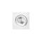 JUNISTAR LUX SQUARE downlight blanc LED 7W 3000K classe II IP44|Sg lighting-NOL902582