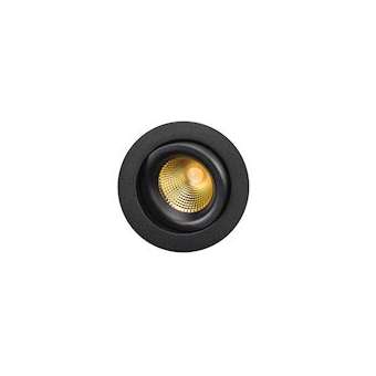 JUNISTAR LUX downlight noir/or LED 7W 2700K classe II IP44|Sg lighting-NOL902234