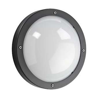 PRIMO hublot graphite LED 11,5W 4000K détecteur non dimmable classe II IP65|Sg lighting-NOL643573