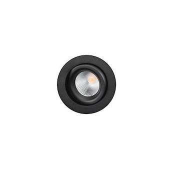 JUNISTAR LUX downlight noir LED 7W 2700K classe II IP44|Sg lighting-NOL902506