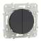 Odace, va-et-vient + poussoir Anthracite, 10 A|Schneider Electric-SCHS540285