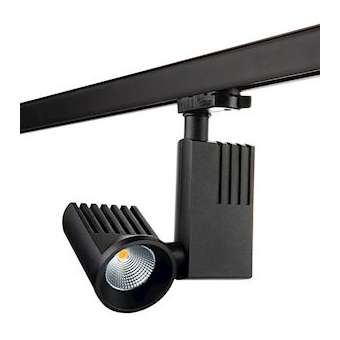 ZIP PRO MINI spot mini sur rail 3 allumages noir LED 16W 3000K classe I IP20|Sg lighting-NOL003467