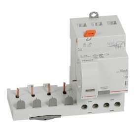 Bloc diff adaptable à vis DX³ pour disj 1 module/pôle 4P 40A typeAC 30mA|Legrand-LEG410499