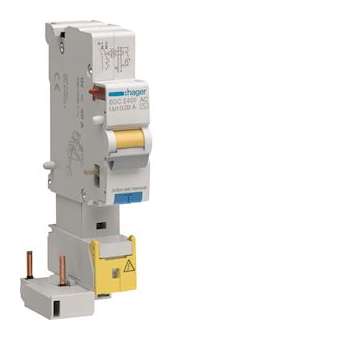 Bloc différentiel 1P+N 40A 30mA type AC|Hager-HAGBDC240F