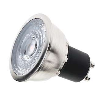 Source lumineuse GU10 DTW acier brossé LED 6W 2000-2800K classe II|Sg lighting-NOL830984