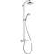 Showerpipe 220, bras de douche 400 mm pivotant chromé|Hansgrohe-HA327185000